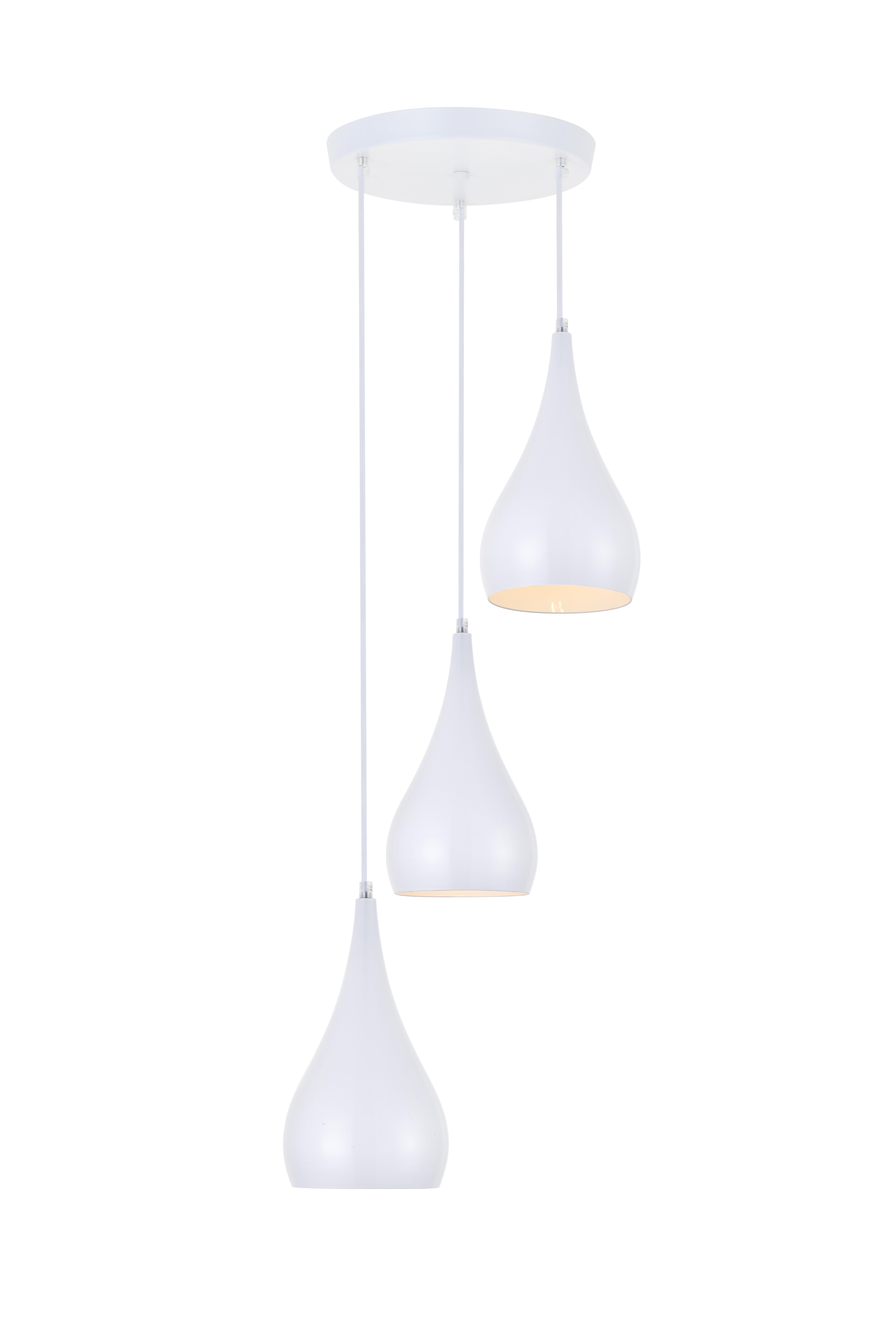 Elegant Lighting LDPD2000WH